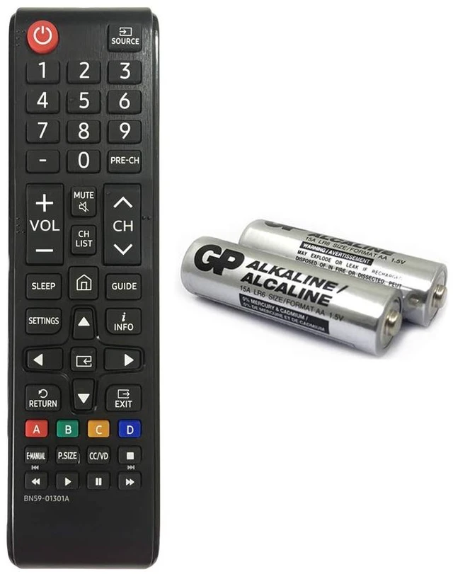 Main image of BN59-01301A Replacement for Samsung TV Remote Control (Non Universal) for UN55NU6900 UN32N5300 UN43NU6900 UN50NU6900 UN50NU7100 UN55NU7100 UN55NU7300 UN65NU7100 with GP Alkaline 2 pcs Batteries