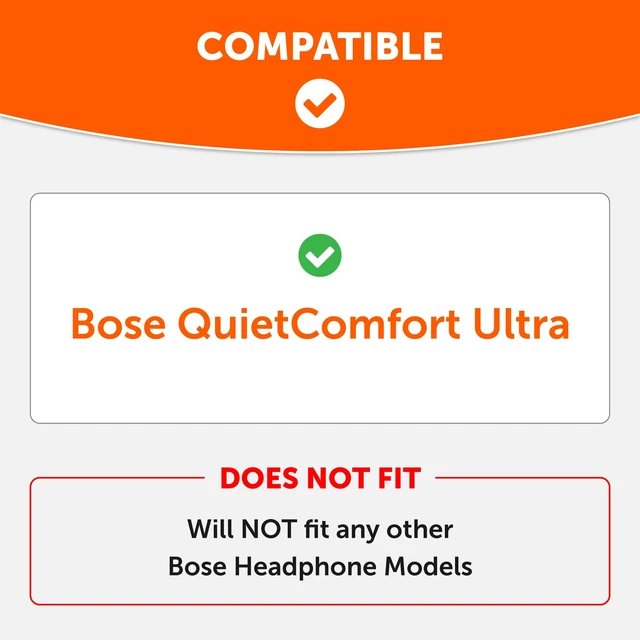 Alt view image 2 of 7 - Freeze QC Ultra - Cooling Gel Earpads for Bose QuietComfort Ultra 1 & 2 Made by Wicked Cushions Breathable Fabric, XL Ear Opening & Thickness, Cooler For Longer 90's Black