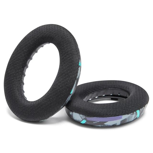 Alt view image 7 of 7 - Freeze QC Ultra - Cooling Gel Earpads for Bose QuietComfort Ultra 1 & 2 Made by Wicked Cushions Breathable Fabric, XL Ear Opening & Thickness, Cooler For Longer 90's Black