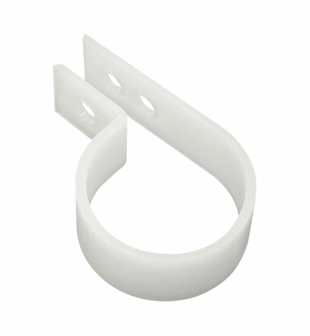 Alt view image 7 of 7 - 50Pcs 1 Inch R-Type Nylon Cable Clamps for Cable Wire Management Durable Nylon Material, R-Shape Cable Holder, 1 Inch Opening Size, Multi-Hole Mount Base, Neat Wire Organization