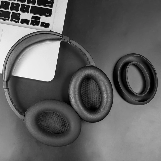 Alt view image 6 of 7 - Replacement Kit for Bose QC15 and QC2- Black (Not Fit QC35/QC25/QC45/AE2), Earpads + Headband + Silicone Sweat Cover