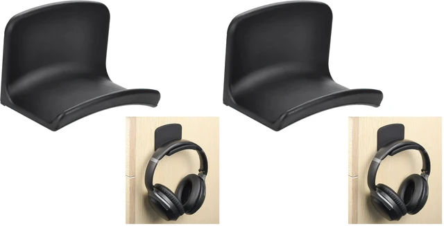 Main image of Neetto HS907 - Headphone Hanger Holder Wall Mount, Headset Hook Under Desk, Universal (Pack of 2)
