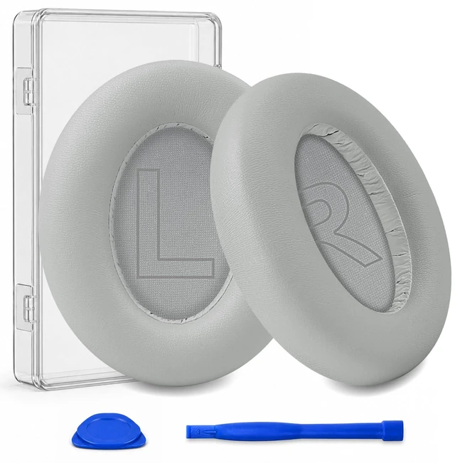 Main image of Replacement Ear Pads for Anker Soundcore Life Q20/Q20i/Q20BT/Q20+/Life 2 Headphones, Replcement Earpads Ear Cushions Ear Cups Cover Repair Parts (Sliver)