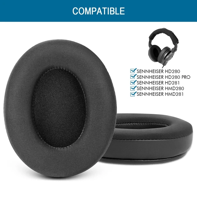 Alt view image 2 of 7 - GVOEARS Cooling Gel Earpads Cushions for Sennheiser HD280 HD280 Pro HD281 Also for HMD280 HMD281 Headsets Ear Pads, Professional Replacement Earpads Cushions, Memory Foam and Added Thickness