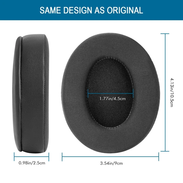 Alt view image 3 of 7 - GVOEARS Cooling Gel Earpads Cushions for Sennheiser HD280 HD280 Pro HD281 Also for HMD280 HMD281 Headsets Ear Pads, Professional Replacement Earpads Cushions, Memory Foam and Added Thickness