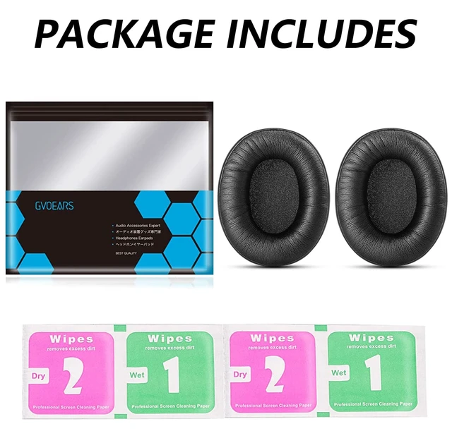 Alt view image 7 of 7 - GVOEARS Replacement Earpads Cushions for Sennheiser HD280 HD280 Pro HD281 Also for HMD280 HMD281 Headsets Ear Pads, Professional Earpads Cushions, Memory Foam and Premium Protein Leather - Black
