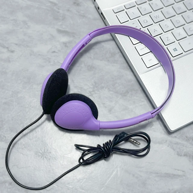 Alt view image 7 of 7 - 60 Pack Class Set Headphones for Kids Students School Classroom Bulk Earphones Adjustable with 3.5 mm Jack for Library Children Adults(004 Multi Color Headphones)