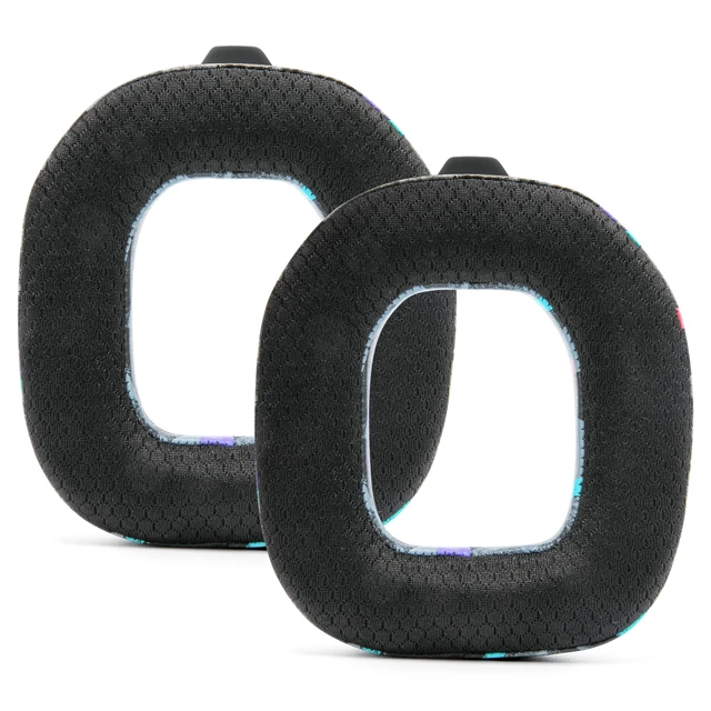 Alt view image 6 of 6 - Freeze A40 - Hybrid Fabric Cooling Gel Earpads for Astro A40 TR Made by Wicked Cushions Improved Durability, Thickness & Sound Isolation 90s Black
