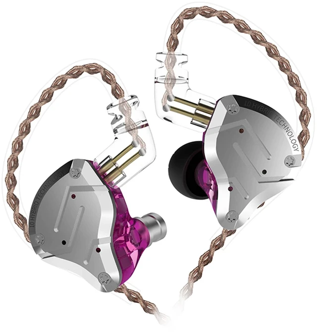 Main image of KZ ZS10 Pro 4BA+1DD in Ear Monitor Earphone 5 Driver HiFi Metal Earbuds Headphone Noise Cancelling IEM Earphone