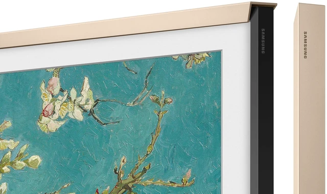 Main image of 32 The Frame TV Customizable Bezel, Magnetic, Quick and Easy Installation, VG-SCFC32SGMZA, 2023, Sand Gold Metal