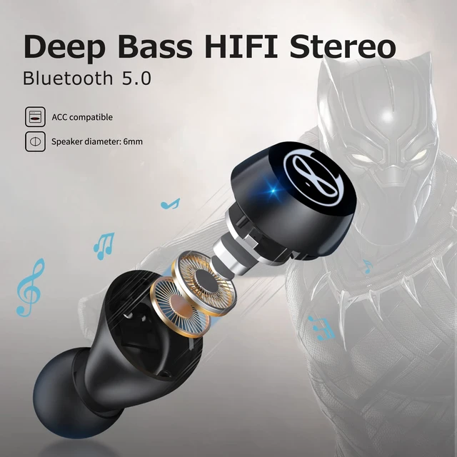 Alt view image 6 of 7 - Kids Wireless Earbuds for Small Ears, Touch Control Headset in-Ear Wireless Headphones, Bluetooth 5.3 Noise Reduction Earphones with Blinking Eyes Charging Case