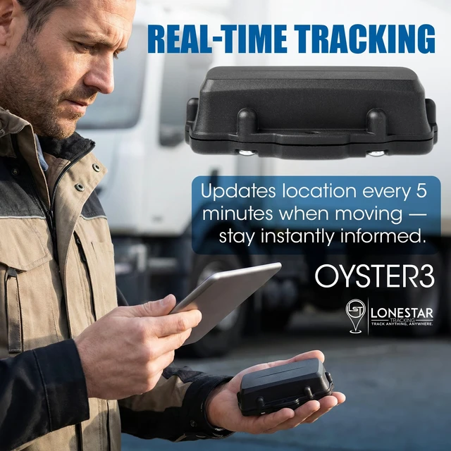 Alt view image 2 of 7 - Oyster3 Waterproof GPS Tracker for Vehicles & Trailers, 4G/5G Hidden GPS Tracker with Rugged Waterproof Housing, Multi-GNSS Tracking, Long Battery Life, and Asset Monitoring Capabilities