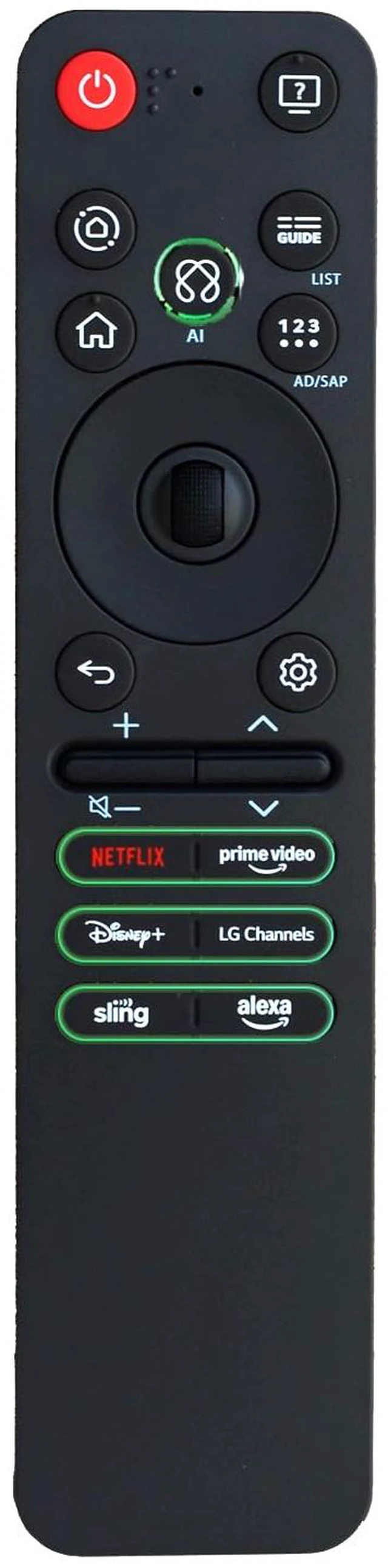 Main image of New Voice Remote Replacement for LG MR25GA Magic Remote Control, Compatible with LG Smart TV OLED C5/B5/G5 Series, QNED 92A/ 85A/80A/ UA77 Series, and M5 AI, Pointer and Alexa Voice