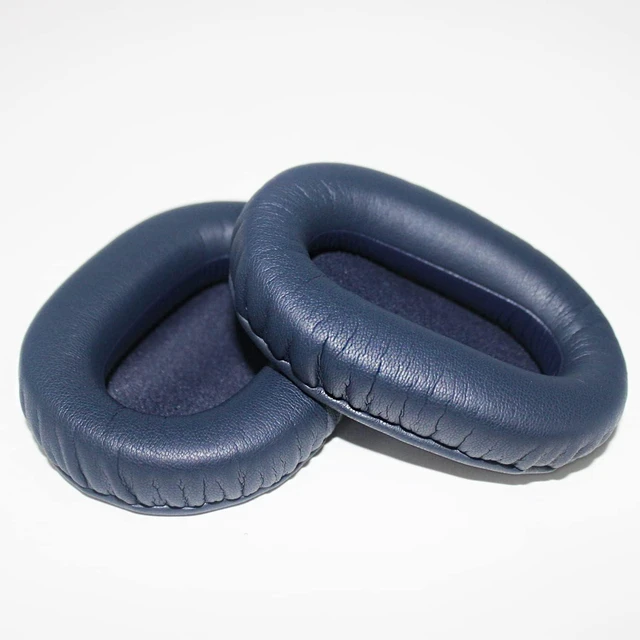 Alt view image 6 of 6 - Replacement Ear Pads for Sony WH-CH720N, WH-CH710N - Blue Softer Protein Leather & High-Density Memory Foam Earpads for Sony Headphones