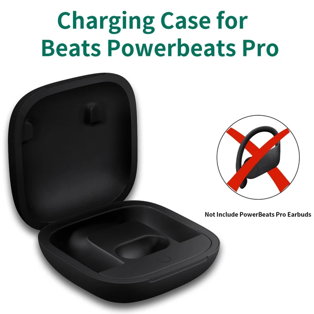 Alt view image 2 of 7 - Replacement Case for Powerbeats Pro, Built-in Pair Button Magnetic secure lid lock, smart LED charge indicator, overcharge safety protection, sturdy scratchresistant hard shell