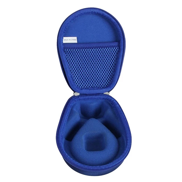 Alt view image 3 of 7 - Case for AfterShokz Trekz Air/AfterShokz Aeropex/Titanium Mini/Shokz OpenRun Pro/SHOKZ OpenRun Pro 2 Open Ear Wireless Bone Conduction Headphones AS650 / AS800 (Ocean Blue)(Only Case)