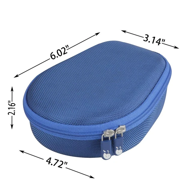 Alt view image 6 of 7 - Case for AfterShokz Trekz Air/AfterShokz Aeropex/Titanium Mini/Shokz OpenRun Pro/SHOKZ OpenRun Pro 2 Open Ear Wireless Bone Conduction Headphones AS650 / AS800 (Ocean Blue)(Only Case)