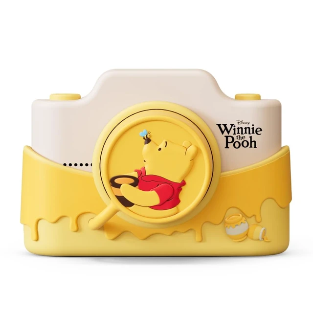 Alt view image 2 of 7 - Winnie the Pooh Official Licensed Kids Camera, 3" Touchscreen Digital Video Camcorder, 48MP Photo, 16GB SD Card, Birthday Gift for Ages 4, 5, 6, 7+ (Model K) by kiimento