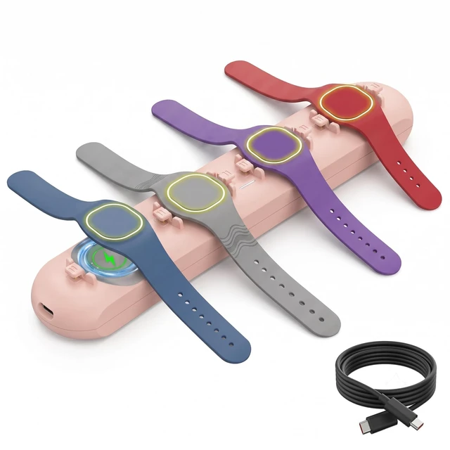Main image of Magic Band+Charging Station for Disney Magic Band Plus, Charges 4 Bands 90-Min Full Charge, No More Taking Turns To Charge, Portable USB-C Magic Band+ Charging Dock, for Disneyland Trip Essentials