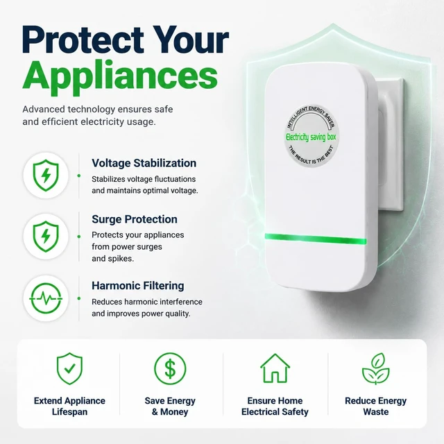 Alt view image 3 of 6 - Stopwatt SmartPlug Device, 4 Pack Stop Watt Device Plug-in Box for Home & Office US Plug Pro Plus 2026