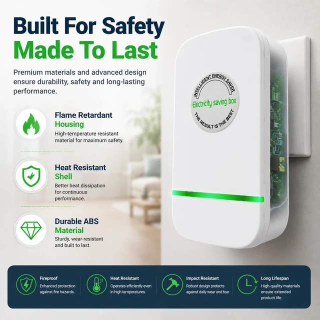 Alt view image 5 of 6 - Stopwatt SmartPlug Device, 4 Pack Stop Watt Device Plug-in Box for Home & Office US Plug Pro Plus 2026
