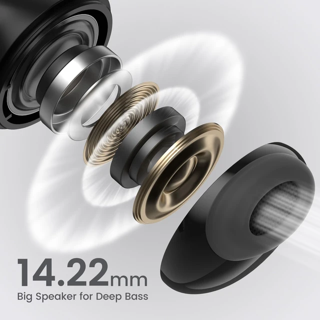 Alt view image 3 of 7 - Wireless Earbuds for Samsung Galaxy Ultra Comfort Bluetooth 5.4 Headphones Mini Semi in Ear Buds for iPhone, High-Fidelity Stereo Workout in Ear Earphones, IPX7 Waterproof, 4 ENC Mics for Clear Calls