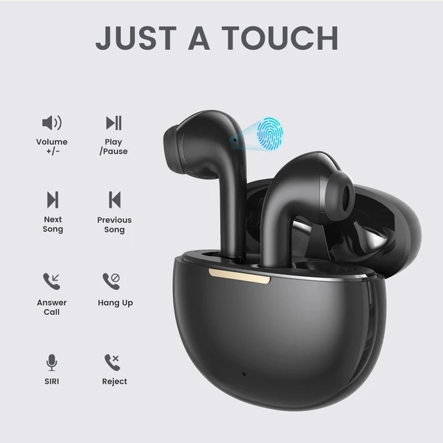 Alt view image 4 of 7 - Wireless Earbuds for Samsung Galaxy Ultra Comfort Bluetooth 5.4 Headphones Mini Semi in Ear Buds for iPhone, High-Fidelity Stereo Workout in Ear Earphones, IPX7 Waterproof, 4 ENC Mics for Clear Calls