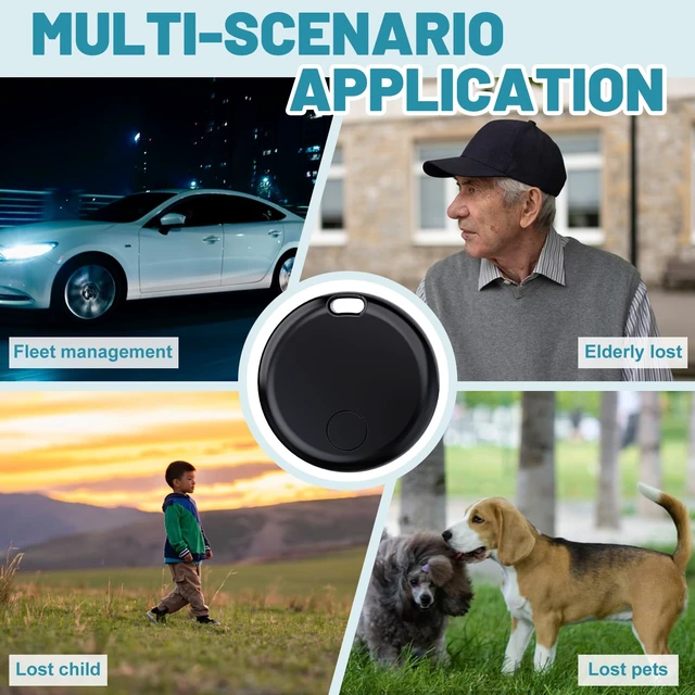 Alt view image 5 of 7 - Mini GPS Tracker for Vehicles - 2 Year Battery Life, Real-Time Hidden Car Tracking Device, No Subscription/No Monthly Fee, No SIM Card Required, for Children, Pets, Dogs, Trucks (Android & iOS)