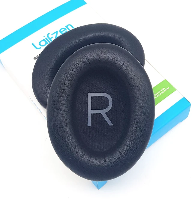 Main image of Lambskin QuietComfort SE QC45 Earpads Cushions Replacement Ear Pads for Bose QC 45 Sheepskin Leather (QuietComfort/QC SE/QC45 Black)