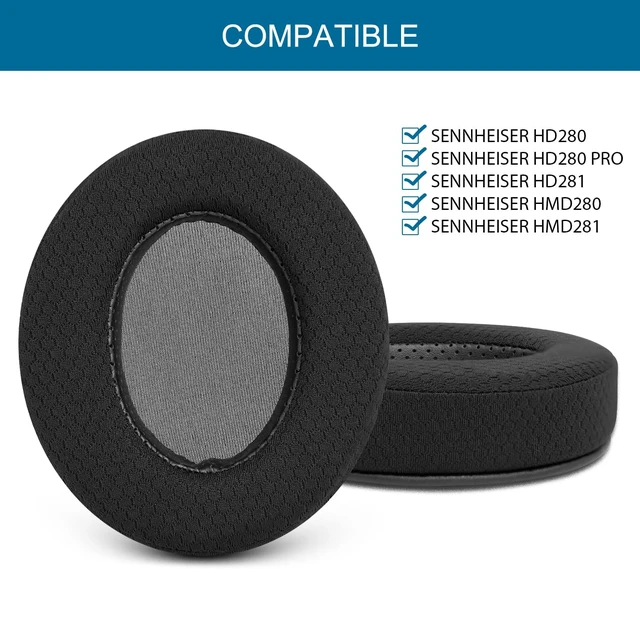 Alt view image 2 of 7 - GVOEARS Ear Pads Cushions Compatible with Sennheiser HD280 HD280 Pro HD281 Also for HD280-13 / HD281 / HMD280/ HMD280 Pro/ HMD280-13/ HMD281/ HMD281 Pro Headphone, Memory Foam and Added Thickness