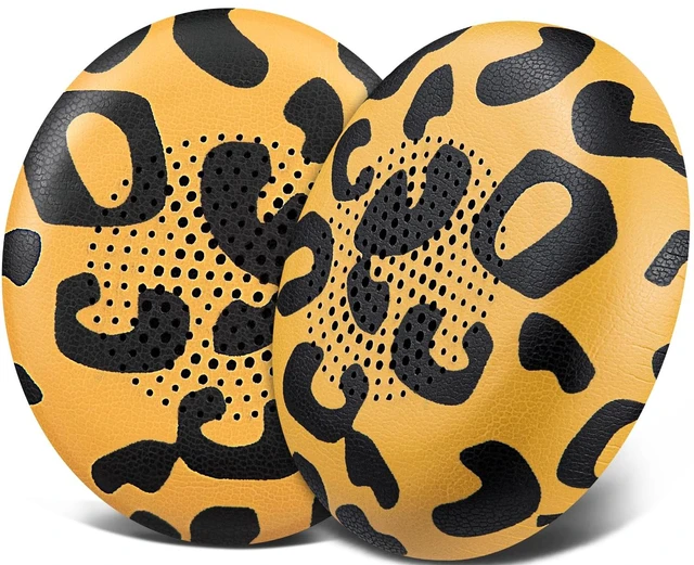 Main image of Earpads Replacement for Jabra Evolve2 65 (Evolve 2 65MS 65UC MS UC)/Evolve2 40 (40UC 40MS USB)/Elite 45h On-Ear Wireless Headset, Ear Pads Cushions with Softer Protein Leather - Tiger Stripes