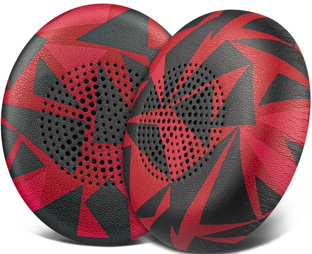 Main image of Earpads Replacement for Jabra Evolve2 65 (Evolve 2 65MS 65UC MS UC)/Evolve2 40 (40UC 40MS USB)/Elite 45h On-Ear Wireless Headset, Ear Pads Cushions with Softer Protein Leather - Red Storm