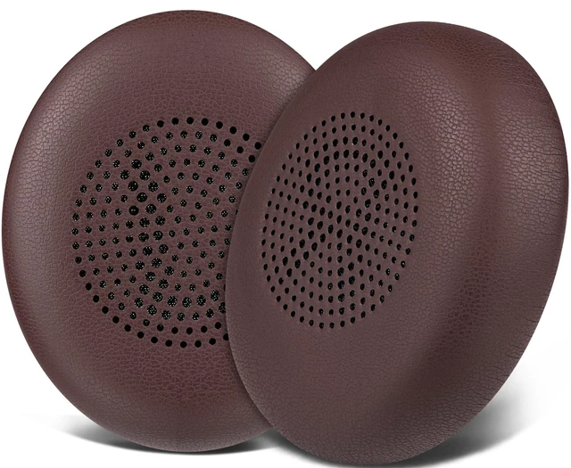 Main image of Earpads Replacement for Jabra Evolve2 65 (Evolve 2 65MS 65UC MS UC)/Evolve2 40 (40UC 40MS USB)/Elite 45h On-Ear Wireless Headset, Ear Pads Cushions with Softer Protein Leather - Dark Coffee