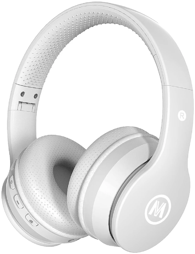 Main image of Headphones Kids Bluetooth 5.4 Wireless Play Time 68H Safe Volume Limit 85/94dB Over-Ear Foldable Headset,Fast Charging,with Aux Cord Built-in Mic for Toddler Child Pad Study Tablet White