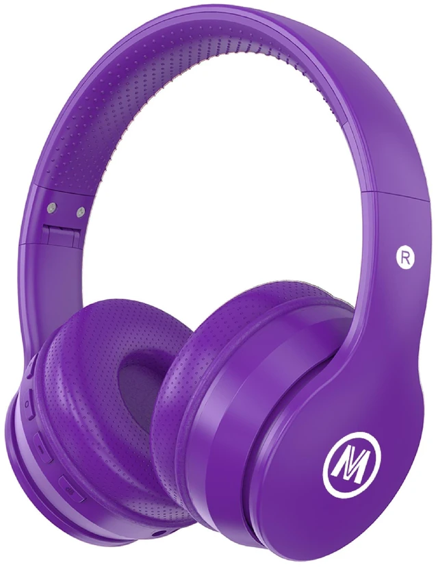 Main image of Headphones Kids Bluetooth 5.4 Wireless Play Time 68H Safe Volume Limit 85/94dB Over-Ear Foldable Headset,Fast Charging,with Aux Cord Built-in Mic for Toddler Child Pad Study Tablet Purple
