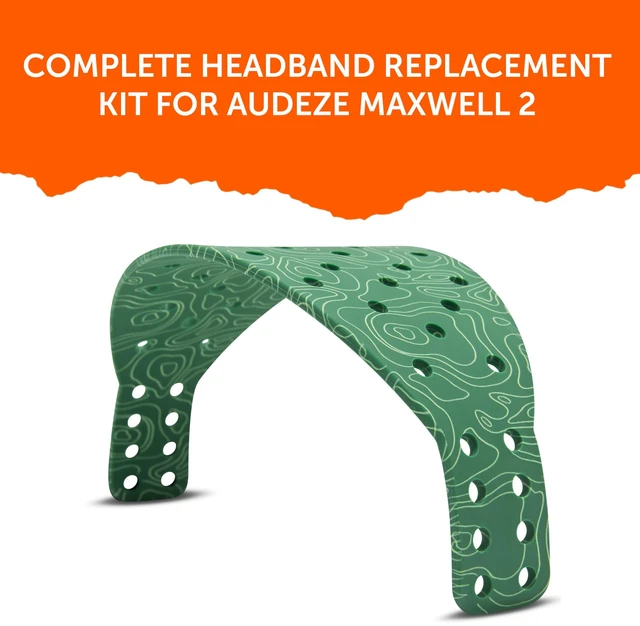 Alt view image 6 of 7 - Mod Kit Maxwell 2 - Earpads, Headband & Side Plates for Audeze Maxwell 2 Made by Wicked Cushions Extra Wide Silicone Headband, Magnetic Plates & Gel Earpads For Maxwell 2 & 2ANC Emerald Tide