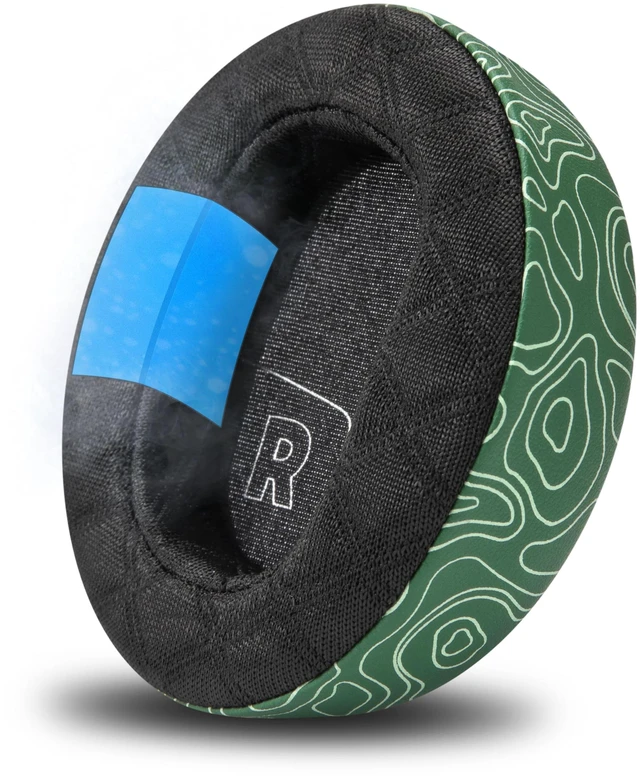 Alt view image 7 of 7 - Mod Kit Maxwell 2 - Earpads, Headband & Side Plates for Audeze Maxwell 2 Made by Wicked Cushions Extra Wide Silicone Headband, Magnetic Plates & Gel Earpads For Maxwell 2 & 2ANC Emerald Tide
