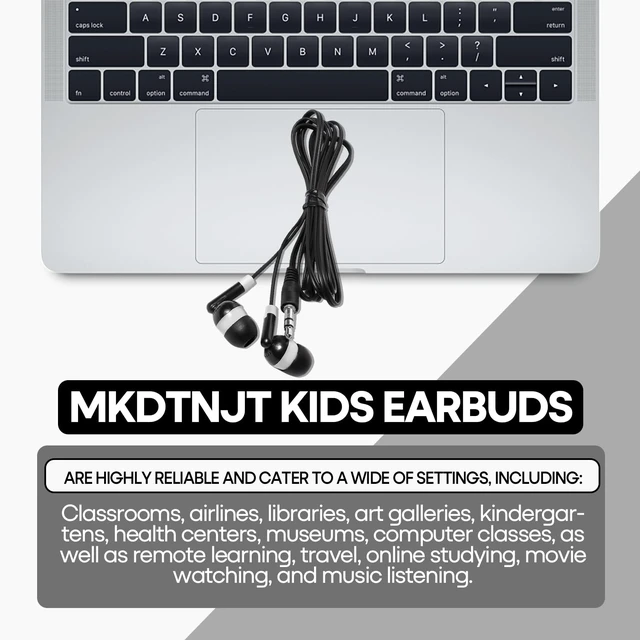 Alt view image 7 of 7 - Kids Earbuds for School Classroom 50 Pack,Wholesale Wired Bulk Earphones Class Set for Students Children Toddler Teens Boys Girls,Individually Bagged(HTC101,Black)