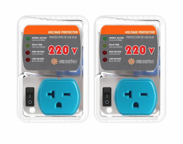 Main image of 220V Surge Protector, Voltage Protector for Refrigerator, Air Conditioner & Home Appliances, Heavy Duty 20A 4400W Voltage Regulator with High & Low Voltage Protection, Brownout Protection