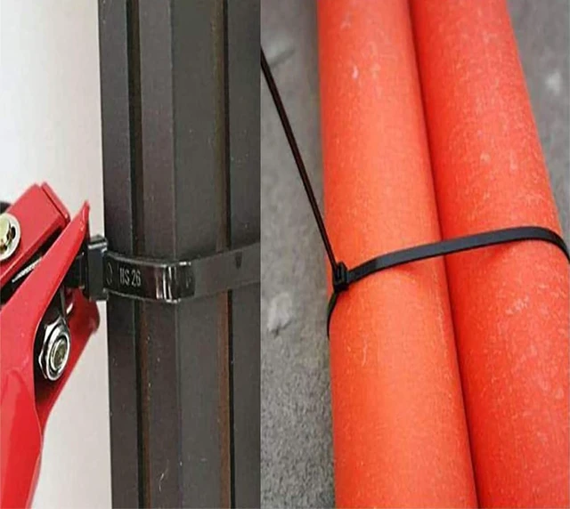 Alt view image 7 of 7 - 40 Inch Extra Large Zip Ties With 200 Pounds Tensile Strength Long Cable Ties Big Heavy Duty Outdoor Plastic Ties Black (19 Pack)