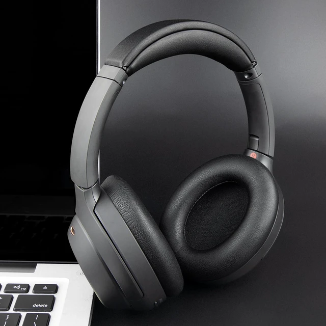 Alt view image 3 of 7 - Replacement Kit for Sony WH-1000XM4 - Black (Earpads + Headband),for XM4 Headphones