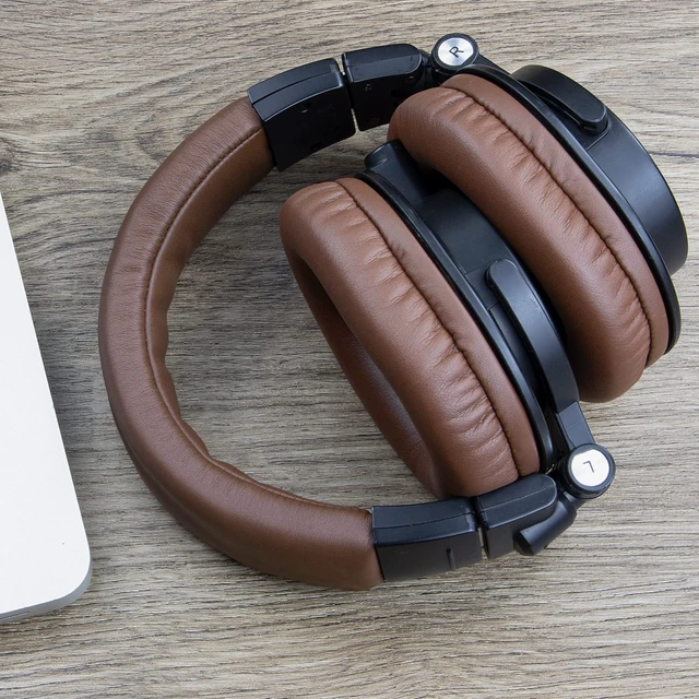 Alt view image 7 of 7 - Headband for ATH M50X - Coffee for Audio Technica M50, M50X, M50XWH, M50XBT, M50XBT2, M50S/LE Headphones