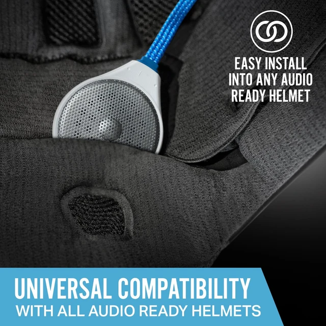 Alt view image 3 of 6 - Alta Wireless Bluetooth Ski Helmet Speakers - Snowboard Headphones HD Speakers Compatible Any Audio Ready Ski/Snowboard Helmet Earphones. Microphone for Hands-Free Calls