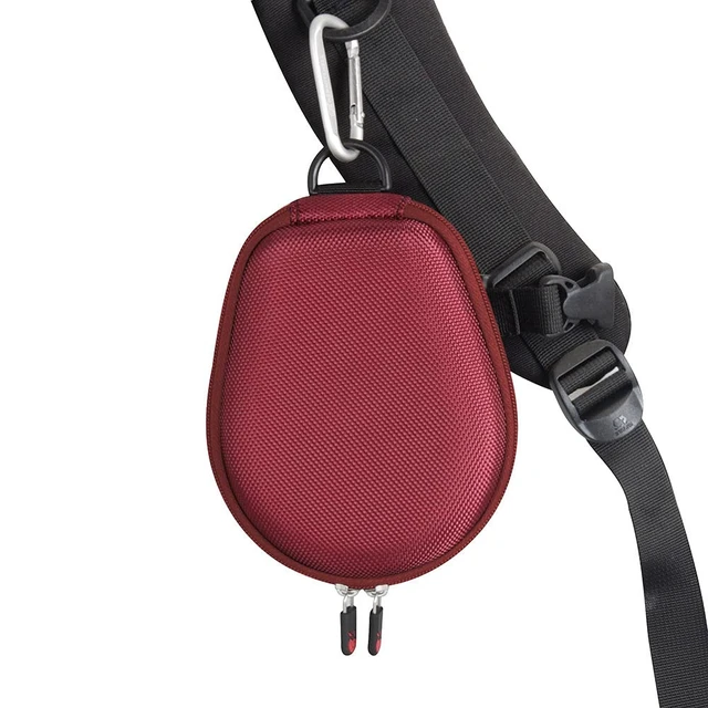 Alt view image 6 of 6 - Case for AfterShokz Trekz Air/AfterShokz Aeropex/Titanium Mini/Shokz OpenRun Pro/SHOKZ OpenRun Pro 2 Open Ear Wireless Bone Conduction Headphones AS650 / AS800 (Canyon Red)