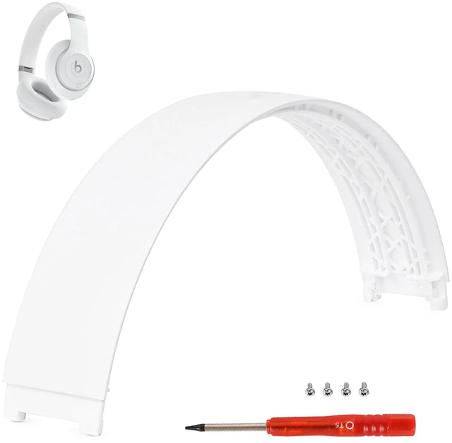 Main image of Beat Studio Pro Headband Replacement Parts as Same as Stock Arch Band Repair Kit Compatible with Beats by Dre Studio Pro/A2924 and Studio 3/A1914 Over-Ear Headphones (Matte White)