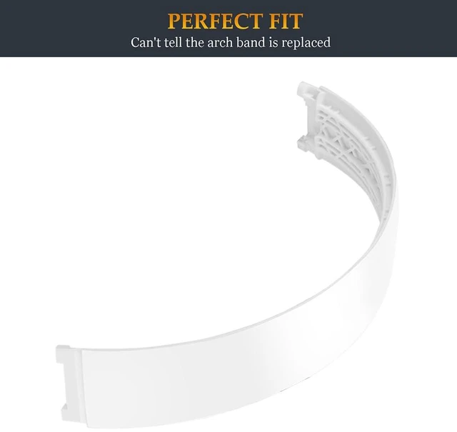 Alt view image 4 of 6 - Beat Studio Pro Headband Replacement Parts as Same as Stock Arch Band Repair Kit Compatible with Beats by Dre Studio Pro/A2924 and Studio 3/A1914 Over-Ear Headphones (Matte White)