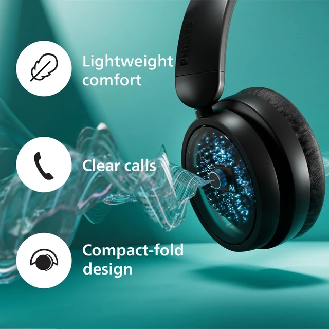 Alt view image 6 of 7 - H5209 Wireless Headphones,Over-Ear Bluetooth Headphones with Dynamic Bass,Clear Call, 65 H Battery Life,Fast Charging,Soft Ear Cups, Bluetooth 5.3, App Control, Lightweight,Black