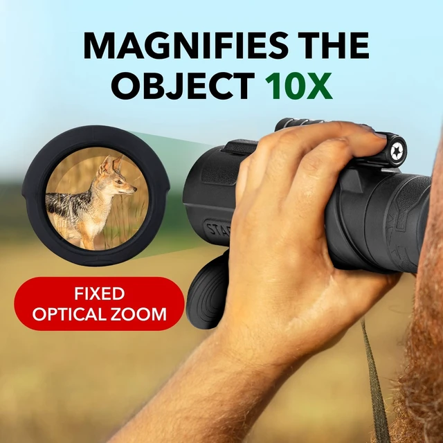 Alt view image 5 of 7 - Monocular G3 - Long-Range 10x42 High Powered Monocular Small Monoculars for Bird Watching, Hunting, Sports, and More Monoculars for Adults with BAK4 Prism