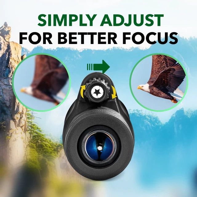 Alt view image 7 of 7 - Monocular G3 - Long-Range 10x42 High Powered Monocular Small Monoculars for Bird Watching, Hunting, Sports, and More Monoculars for Adults with BAK4 Prism