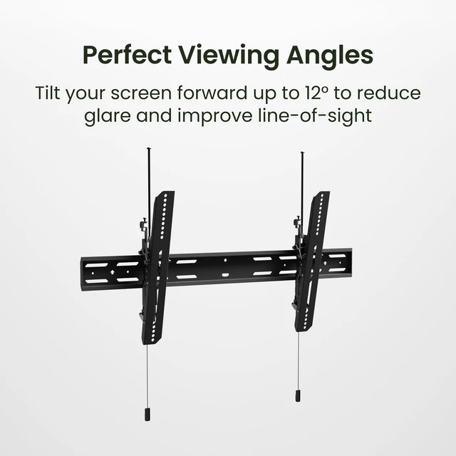 Alt view image 4 of 7 - PT500 Low Profile TV Wall Mount for 65" - 120" TVs - Tilt - Black